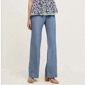 Anthropologie Pilcro and the Letterpress Pants No 26 Womens (30x33) Linen Blend